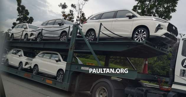 2022 Toyota Veloz spotted leaving Perodua’s Rawang plant – 7-seat MPV to be launched in Malaysia soon?