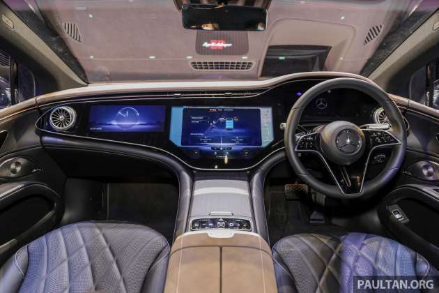 Mercedes-Benz EQS450+ AMG Line 2022 dilancar di Malaysia – 333PS, bateri 107.8 kW;  harga dari RM699k