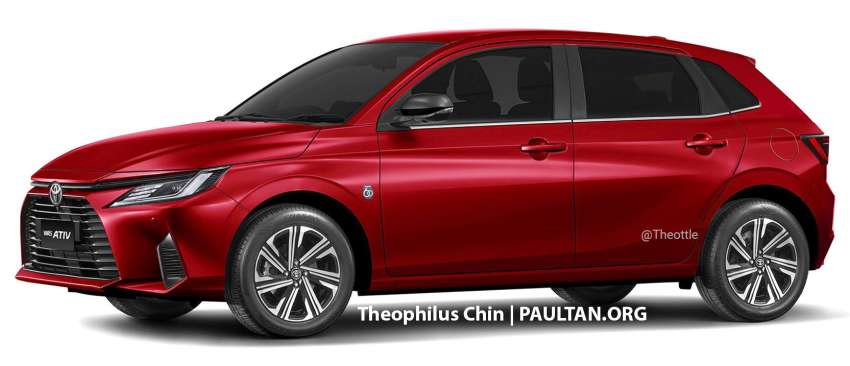 Next-gen Toyota Yaris rendered based on latest Vios 1498596