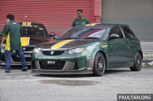 Pemilik Proton Satria Neo R3 Lotus Racing berkumpul di Dream Street Restoration, USJ hujung minggu lalu