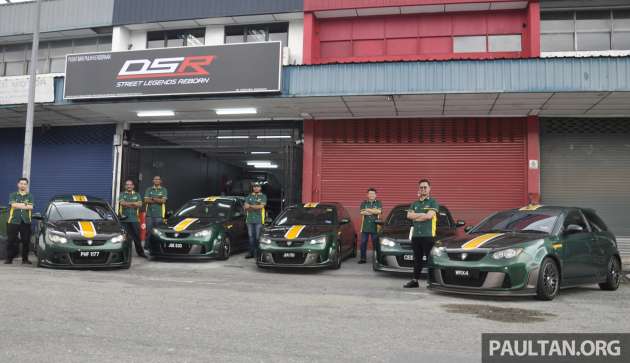 Pemilik Proton Satria Neo R3 Lotus Racing berkumpul di Dream Street Restoration, USJ hujung minggu lalu