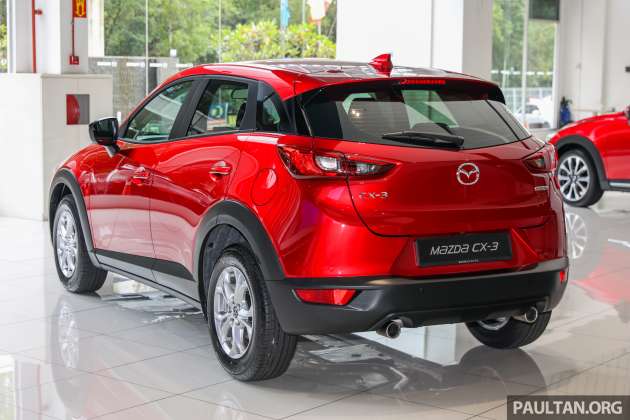 2022 Mazda CX-3 in Malaysia – now CBU Thailand; two new 1.5L and 2.0L Core variants added; from RM108k