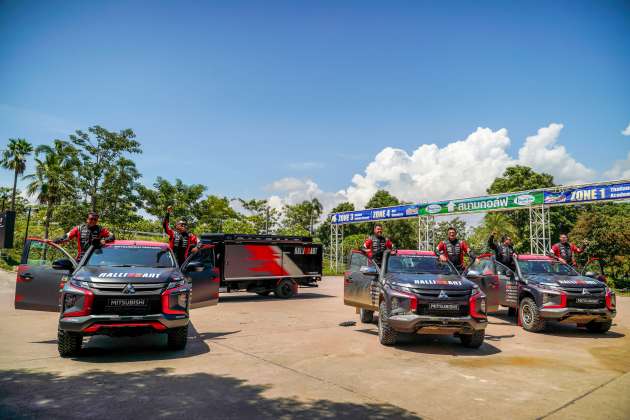 Rifat Sungkar ketuai trio pemandu Mitsubishi Ralliart di Asia Cross Country Rally 2022 dengan Triton T1