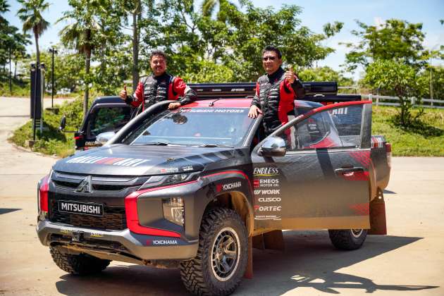 Rifat Sungkar ketuai trio pemandu Mitsubishi Ralliart di Asia Cross Country Rally 2022 dengan Triton T1