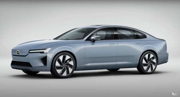 Volvo ES90 teased – S90 replacement is an electric flagship sedan based on EX90; March 2025 reveal