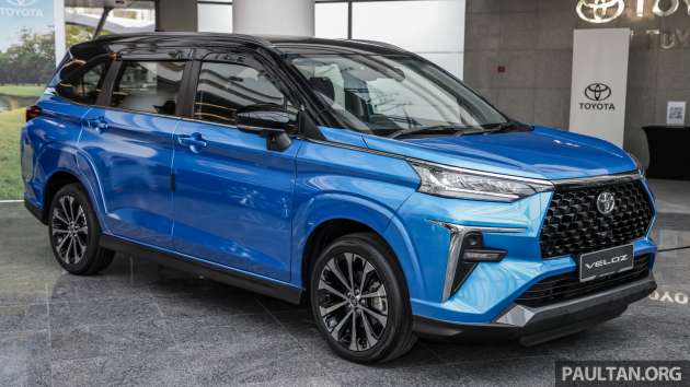 Toyota Veloz 2022 dilancar di Malaysia — MPV kompak kembar Alza, satu varian, 1.5L 106 PS/138 Nm; RM95k