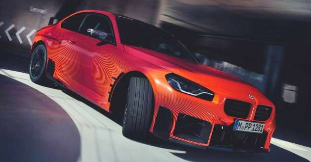 2023 BMW M2 with M Performance Parts – stacked exhaust pipes, plenty of carbon-fibre, large rear wing