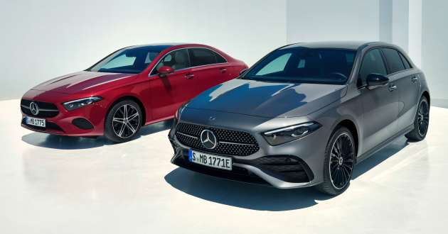 2023 Mercedes-Benz A-Class facelift – W177 and V177 gain mild hybrid system, visual tweaks, latest MBUX