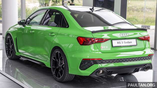 Audi RS3 Sedan di Malaysia — 2.5L turbo, 400 PS/500 Nm, 0-100 km/j dalam 3.8 saat, dari RM650k-RM750k