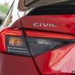 2022 Honda Civic e:HEV RS hybrid – latest electrified Civic joins growing hybrid Honda range in Malaysia