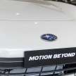 2022 Subaru BRZ – live photos of 2nd-gen sports car in Malaysia; 2.4L boxer with 237 PS, 250 Nm; EyeSight