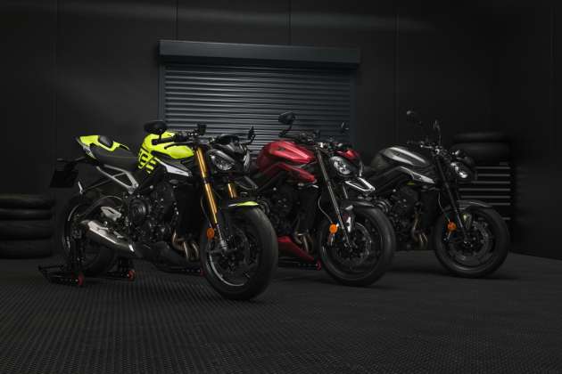 2023 Triumph Street Triple 765 – RS, R and Moto2