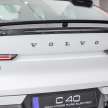 2023 Volvo C40 Recharge Pure Electric in Malaysia – CKD; 408 PS, 78 kWh, 450 km EV range; from RM289k