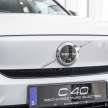 2023 Volvo C40 Recharge Pure Electric in Malaysia – CKD; 408 PS, 78 kWh, 450 km EV range; from RM289k