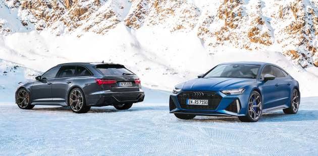 Audi RS6 and RS7 performance – 4.0L V8 with 630 PS, 850 Nm, bigger turbos, 0-100 km/h 3.4s, 305 km/h max
