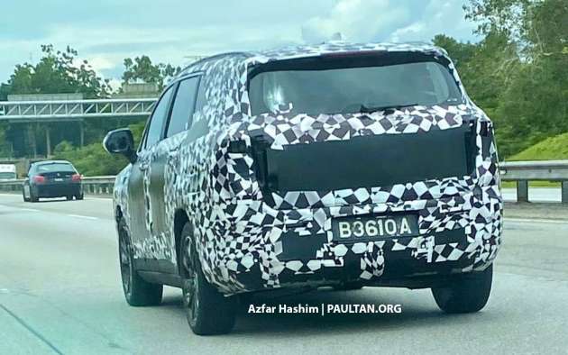 2023 Proton X90 SUV seen testing on PLUS Highway