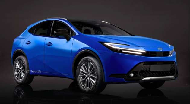 Toyota Prius Cross – lukisan digital crossover hibrid
