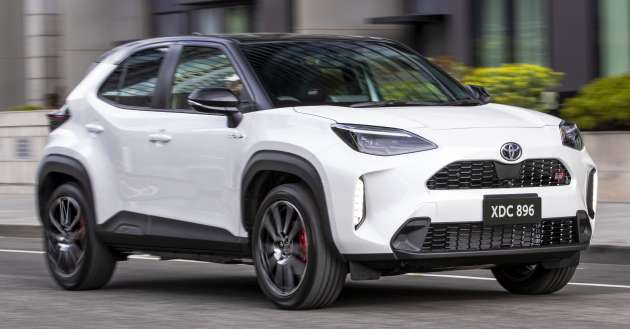 2023 Toyota Yaris Cross GR Sport in Australia – 116 PS 1.5L 2WD hybrid, revised suspension; from RM106,353