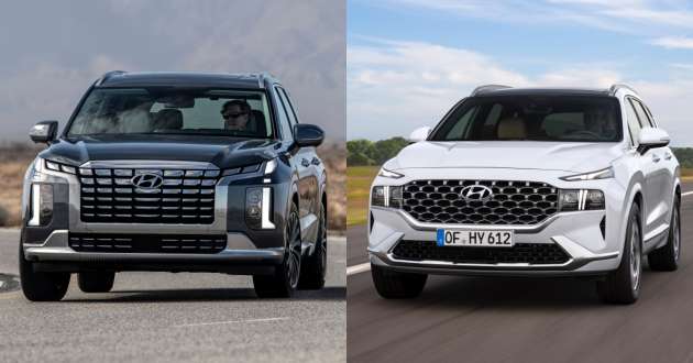 Hyundai Palisade, Santa Fe FL SUVs in Malaysia soon