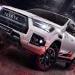 2023 Toyota Hilux GR Sport in Malaysia – monotube dampers, sportier bodykit; same 204 PS 2.8L