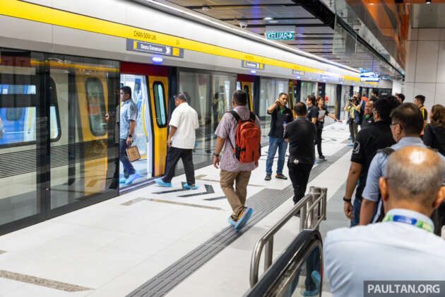 Prasarana merekodkan sejumlah lebih 1.54 juta penumpang sempena ambang Tahun Baharu 2026