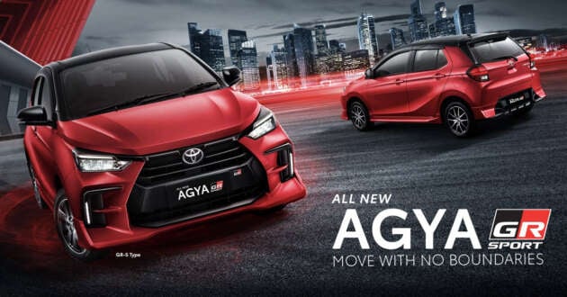 2023 Toyota Agya launched in Indonesia – 1.2L three-cylinder; 5MT, CVT; GR-S variant; no AEB; from RM49k