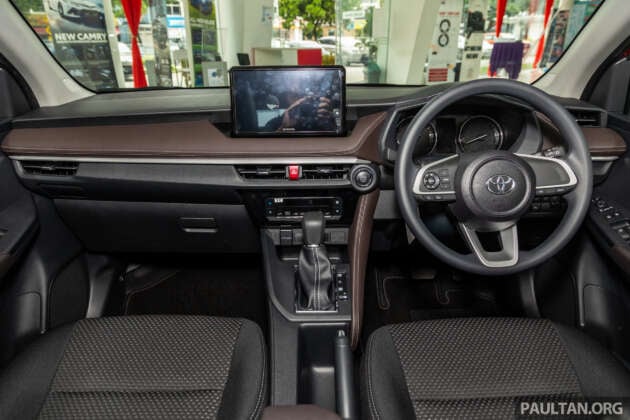 2023 Toyota Vios 1.5E – full gallery of base variant; RM89,600 with AEB, wireless Android Auto, aerokit