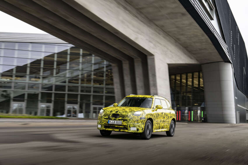 MINI Countryman Electric teased at BMW Plant Leipzig 1582365