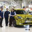 MINI Countryman Electric teased at BMW Plant Leipzig