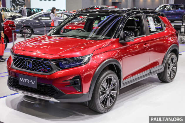Bangkok 2023: Honda WR-V RS – live gallery of the 1.5L NA compact SUV, rival to the Perodua Ativa