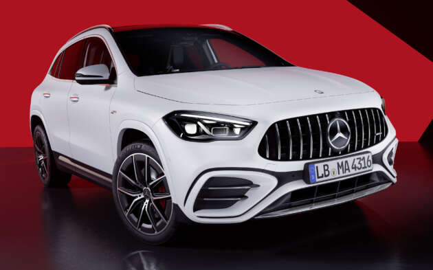 2024 Mercedes-AMG GLA35 facelift in Malaysia – CKD H247 gets 48-volt mild hybrid, 306 PS, 400 Nm, RM364k