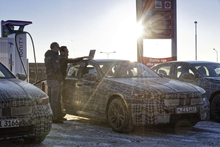 BMW i5 – first ever electric 5 Series teased again during winter tests, completes 3,000 km icy road trip 1596206