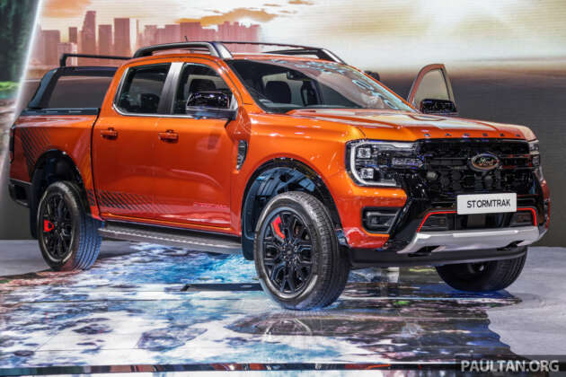 Bangkok 2023: Ford Ranger Stormtrak diletakkan antara Wildtrak dan Raptor, rim 20 inci, skrin 12.4 inci
