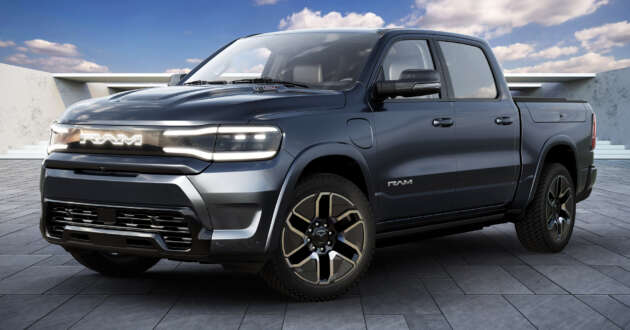 2025 Ram 1500 REV debuts at NYIAS – up to 229 kWh battery, 805 km EV range; dual-motor 663 PS, 841 Nm