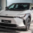 Toyota bZ4X in Malaysia soon – already testing on local roads; UMW Toyota to install chargers by launch