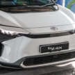 Toyota bZ4X in Malaysia soon – already testing on local roads; UMW Toyota to install chargers by launch