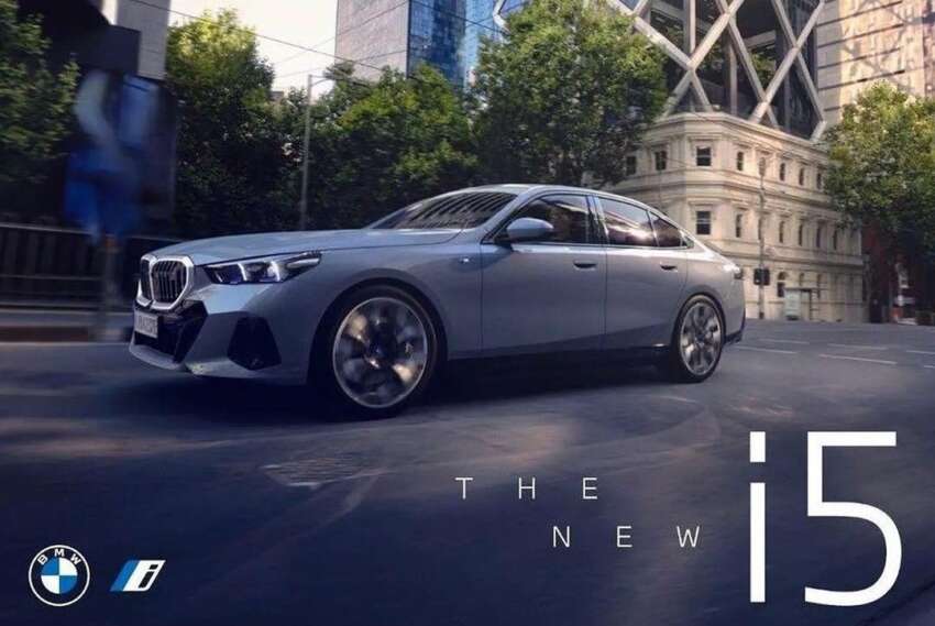 2024 BMW i5 – EV version of next-generation G60 5 Series shows design cues in leak before May 24 debut 1615745