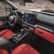 2024 Toyota Tacoma TRD Pro features Isodynamic Performance front seats with vertical, lateral damping