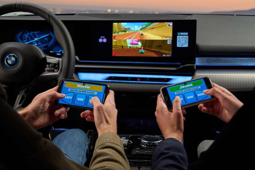 BMW i5 and 2024 BMW 5 Series G60 – M60 xDrive with up to 601 hp; AirConsole brings in-car gaming 1617599