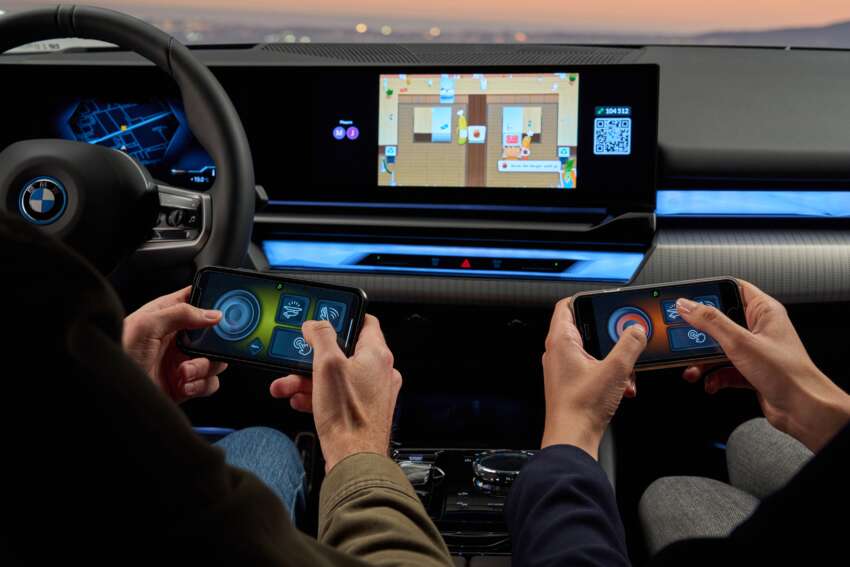 BMW i5 and 2024 BMW 5 Series G60 – M60 xDrive with up to 601 hp; AirConsole brings in-car gaming 1617602