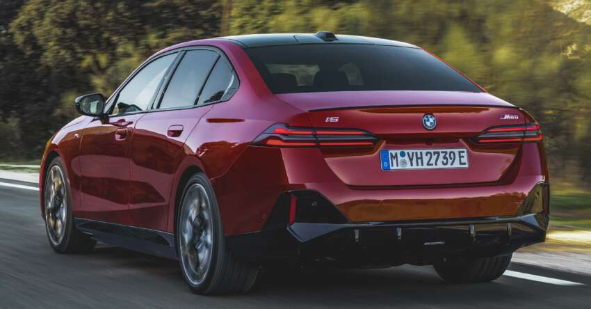 BMW i5 and 2024 BMW 5 Series G60 – M60 xDrive with up to 601 hp; AirConsole brings in-car gaming 1617681
