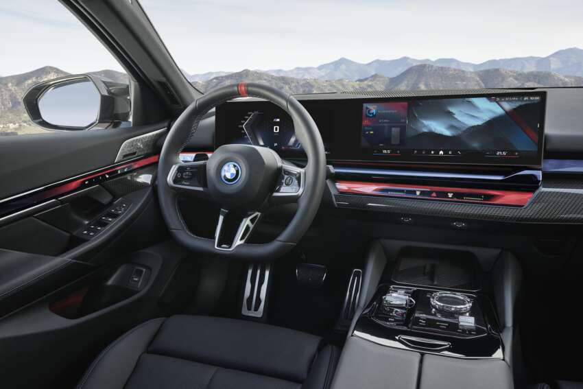 BMW i5 and 2024 BMW 5 Series G60 – M60 xDrive with up to 601 hp; AirConsole brings in-car gaming 1617807