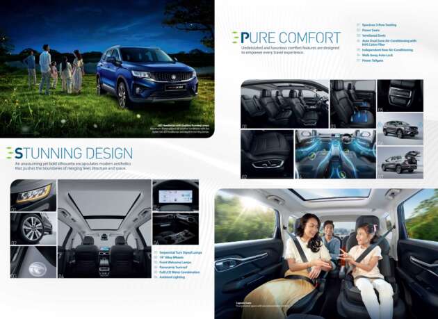 Proton X90 SUV launched, priced from RM123,800 to RM152,800 – 6 or 7 seats, 1.5L TGDi 48V mild-hybrid