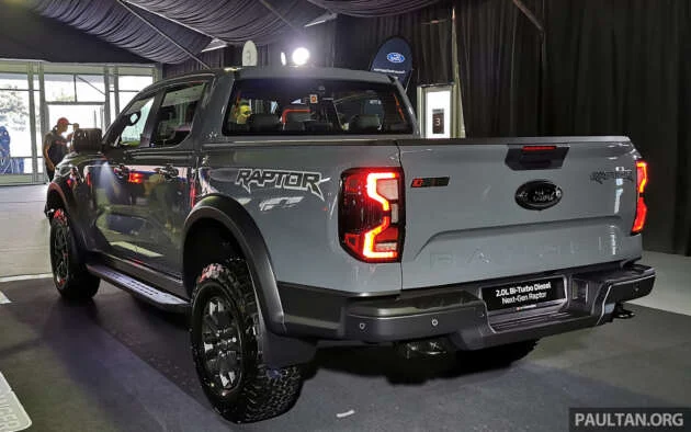 2023 Ford Ranger Raptor 2.0L Bi-Turbo diesel variant launched in Malaysia; 210 PS/500 Nm, RM249k OTR