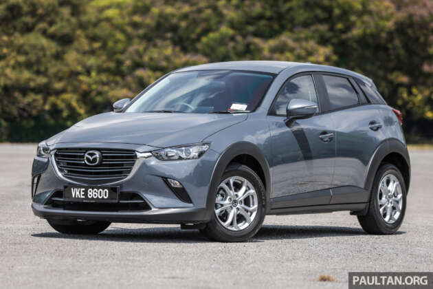 Mazda CX-3 1.5L Core 2023 di Malaysia – varian asas dengan 114 hp/149 Nm; CBU Thai; dari RM108k