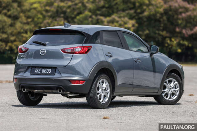 Mazda CX-3 1.5L Core 2023 di Malaysia – varian asas dengan 114 hp/149 Nm; CBU Thai; dari RM108k