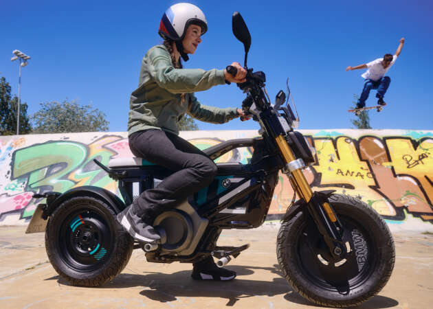 BMW Motorrad CE02 e-scooter for the young ones