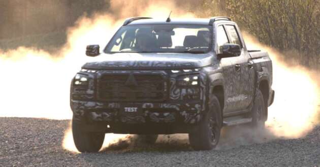 Mitsubishi Triton 2023 guna casis ladder frame dan enjin 4-silinder turbodisel bersih baru; lancar 26 Julai