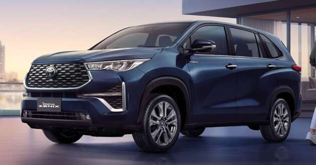 Toyota Innova Zenix 2023 dilancar di Thailand – dua varian hibrid; Toyota Safety Sense; dari RM183k