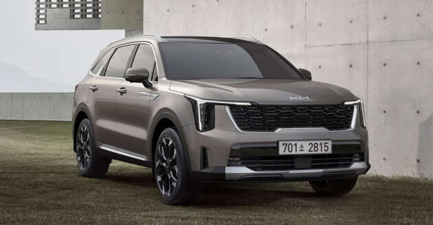 2024 Kia Sorento SUV facelift – initial images revealed